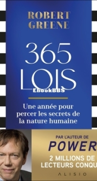 365 Lois, Une Année pour Percer les Secrets de la Nature Humaine - Robert Greene - French