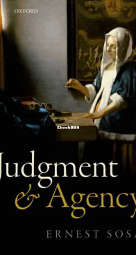 Judgment and Agency - Ernest Sosa - English