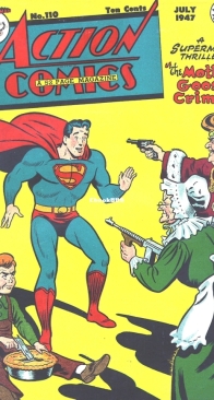 Action Comics 110 - DC Comics - Jerry Siegel,Joe Shuster - July 1947 - English