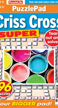 PuzzleLife PuzzlePad Criss Cross Super - Issue 91 - 05.2025 - English