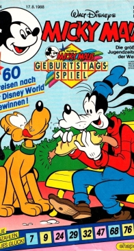 Micky Maus 1988-34 - Ehapa - German