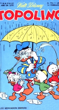 Topolino 0794 - Mondadori 1971 - Italian